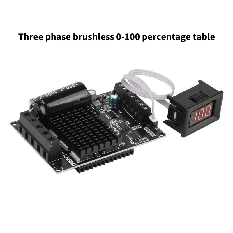 6-72V Digital Display Three Phase Brushless Motor Controller Power 15A Motor Control Driver Board Motor Regulator
6-72V Digital Display Three Phase Brushless Motor Controller Power 15A Motor Control Driver Board Motor Regulator