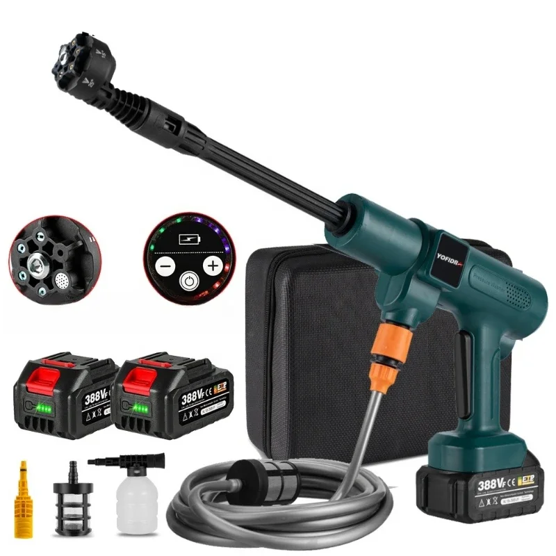 Brushless Electric High Pressure Washer 6 in 1 Car Wash Garden Water Gun Battery Spray Gun
Brushless Electric High Pressure Washer 6 in 1 Car Wash Garden Water Gun Battery Spray Gun