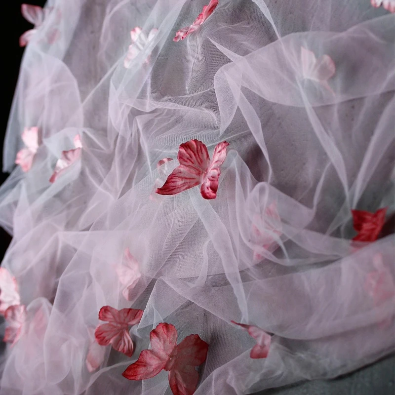 Soft Three Dimensional Butterfly Flowing Mesh Fabric Lightweight Dress Stage Wear Wedding Photography Props Headband Fabric
Soft Three Dimensional Butterfly Flowing Mesh Fabric Lightweight Dress Stage Wear Wedding Photography Props Headband Fabric