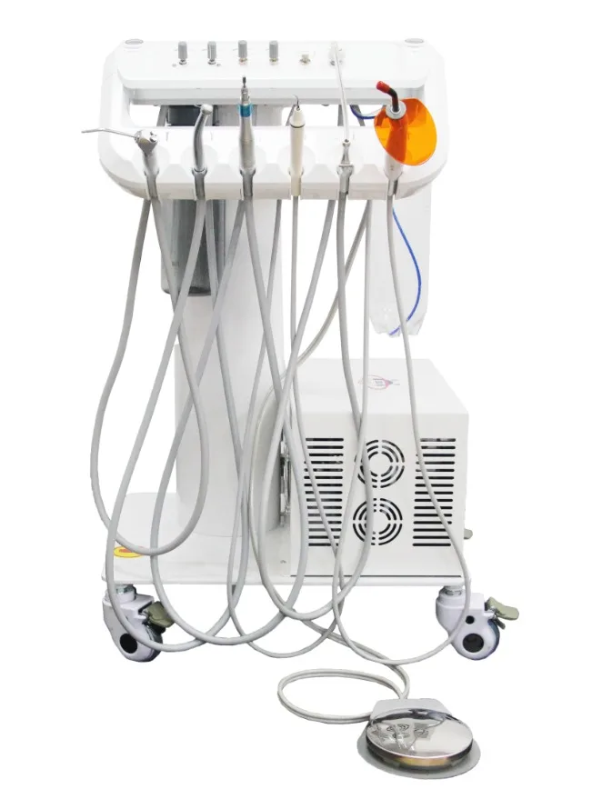 Dental Lab Dental Trolley with Oiless Air Compressor and Suction Dental Unit
Dental Lab Dental Trolley with Oiless Air Compressor and Suction Dental Unit