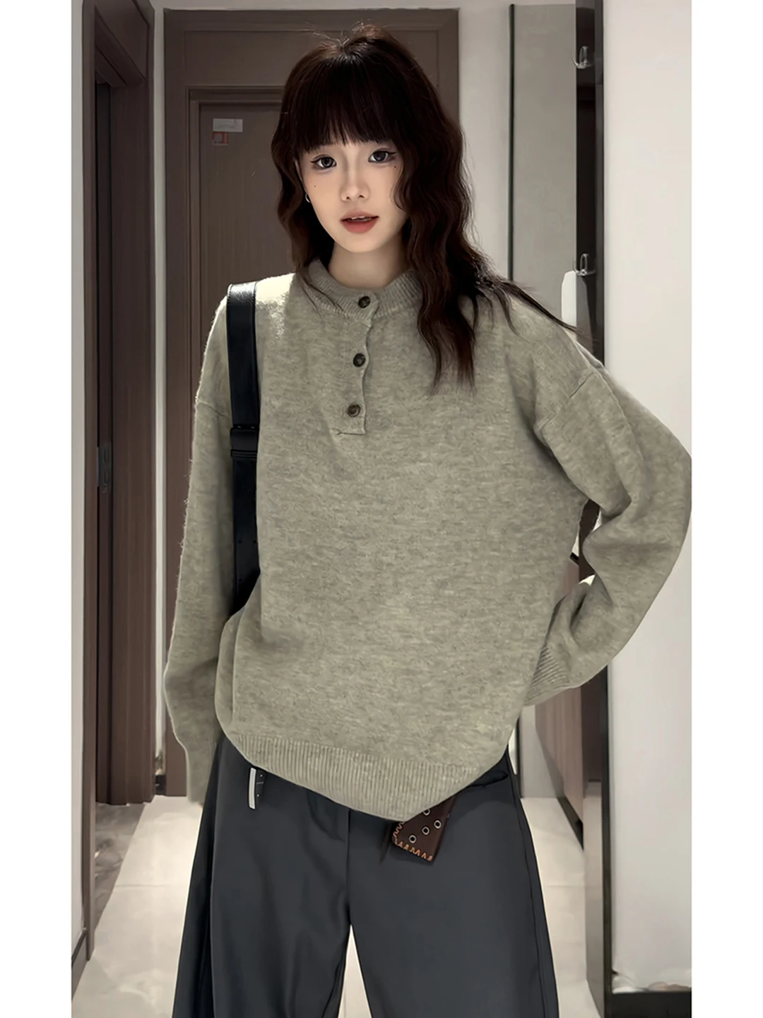 Мужской свитер Cleanfit с воротником хенли, свободного кроя, осенне-зимний, вязаный, базовый слой, винтажный, с длинным рукавом, круглый вырез
Мужской свитер Cleanfit с воротником хенли, свободного кроя, осенне-зимний, вязаный, базовый слой, винтажный, с длинным рукавом, круглый вырез