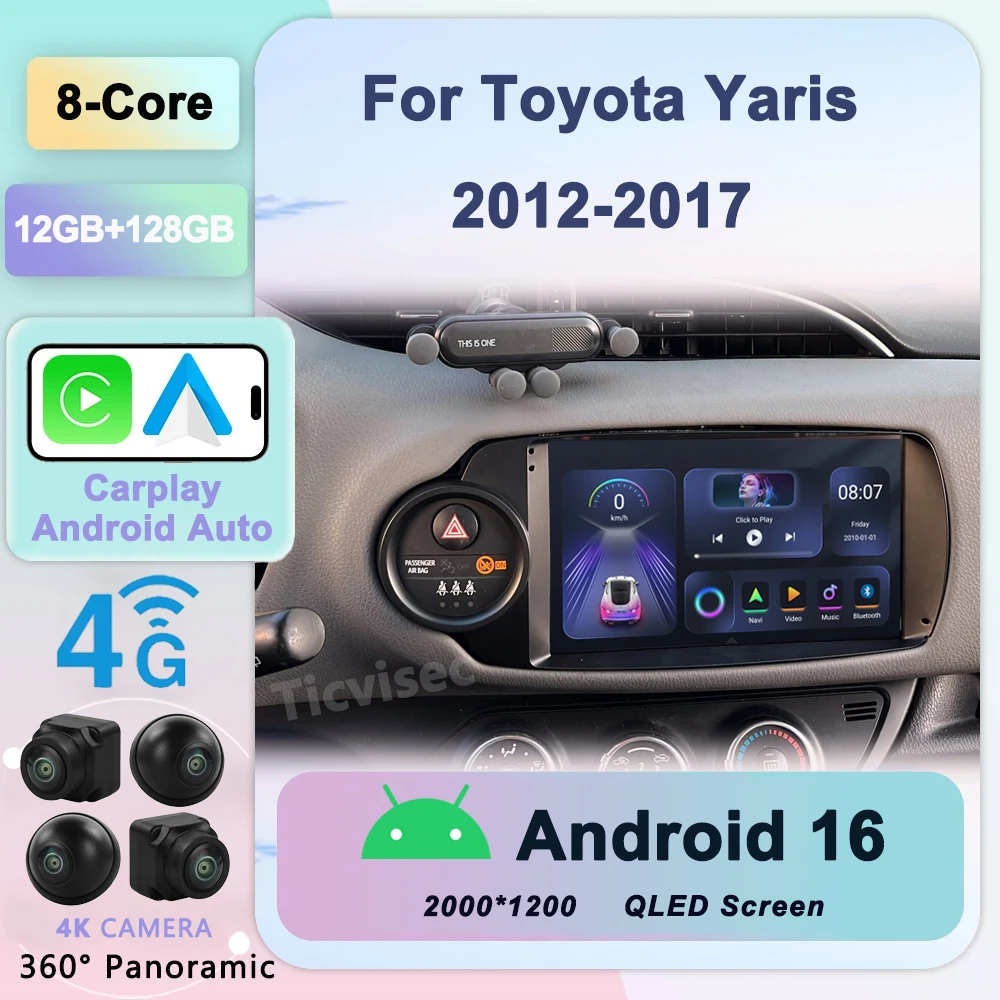 2 din Android 16 Car radio Android Auto Radio For Toyota Yaris 2012 2013 20014-2017 Carplay Car Multimedia GPS 2din autoradio 
2 din Android 16 Car radio Android Auto Radio For Toyota Yaris 2012 2013 20014-2017 Carplay Car Multimedia GPS 2din autoradio