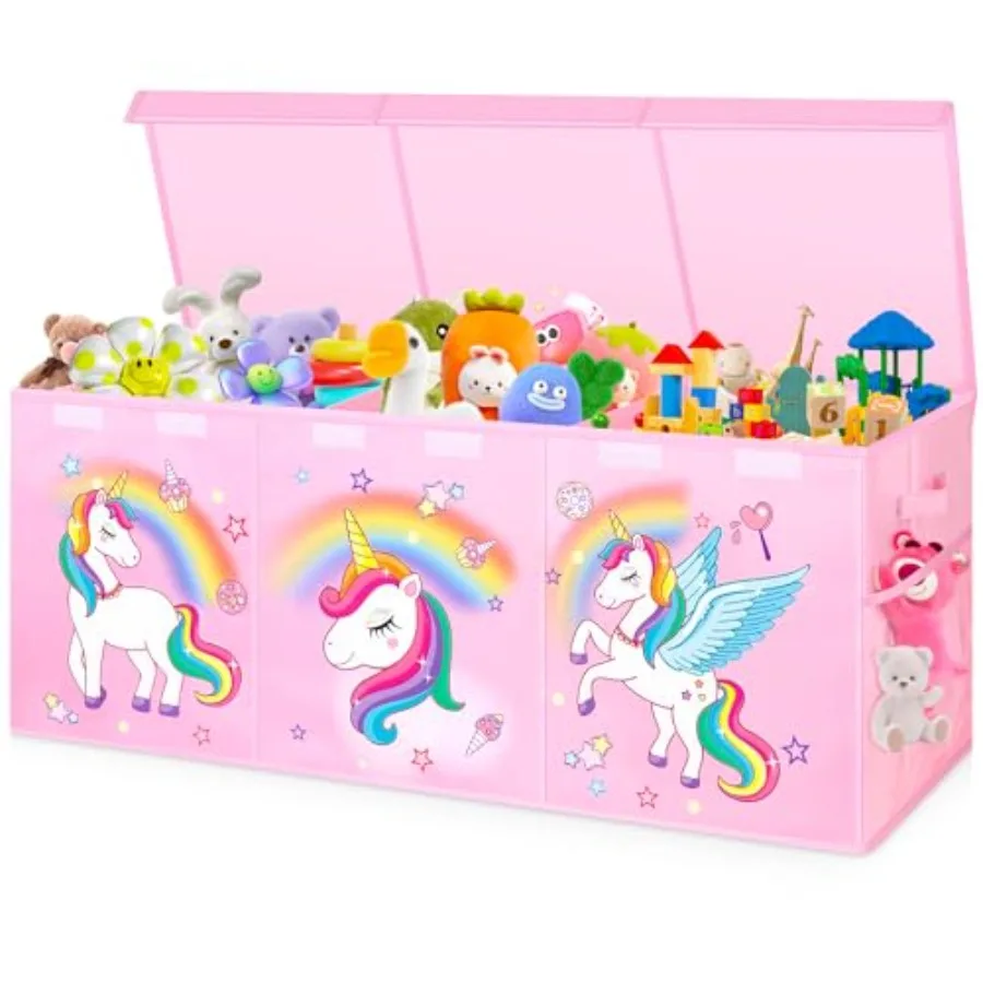 Складной прочный ящик для игрушек с крышками 40x14x16 дюймов, большой контейнер для хранения игрушек, корзины для девочек, мальчиков, медсестер
Складной прочный ящик для игрушек с крышками 40x14x16 дюймов, большой контейнер для хранения игрушек, корзины для девочек, мальчиков, медсестер