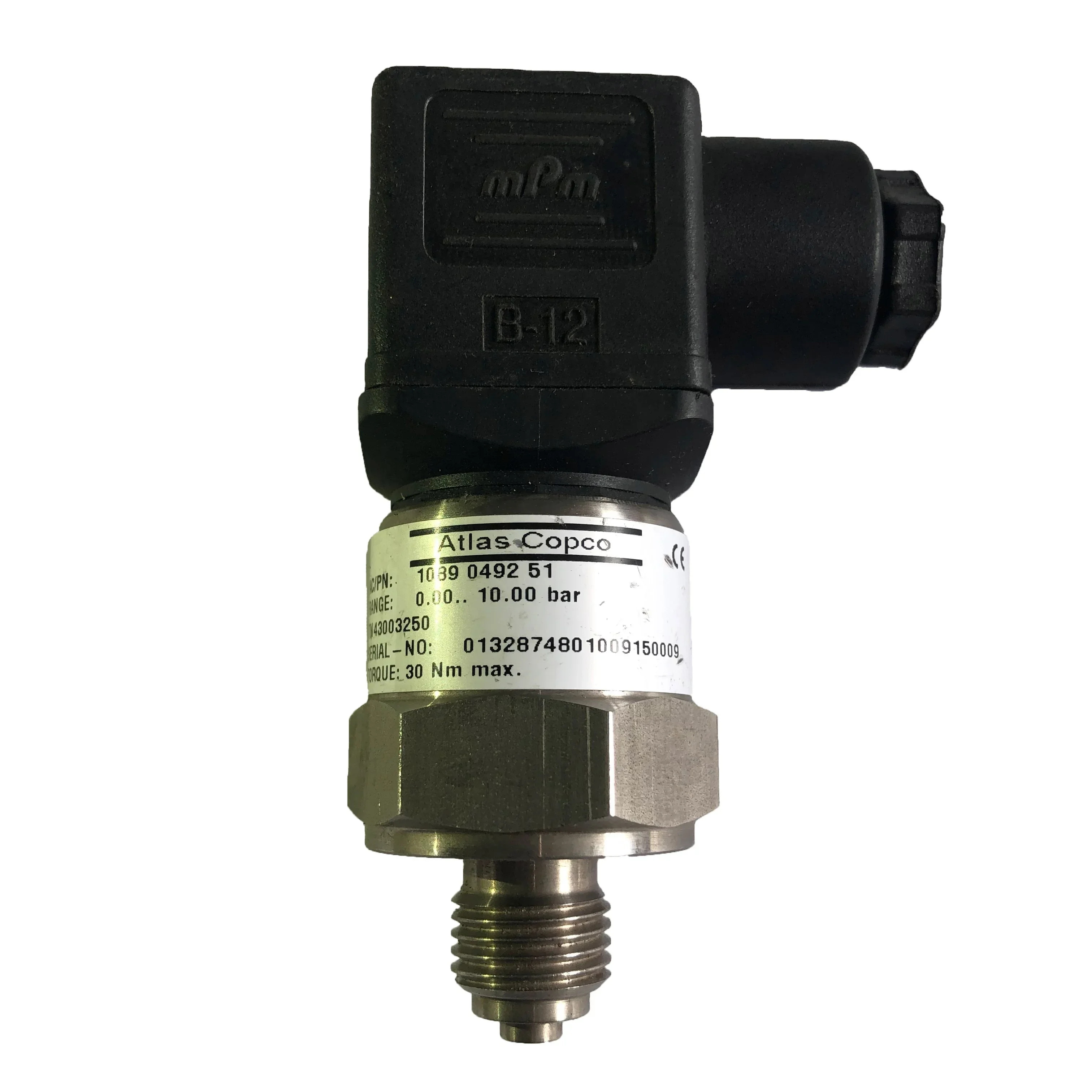 1089049251 Pressure Transmitter Fits Atlas Screw Air Compressor Genuine OEM 1089-0492-51 Press Sensor 1089 0492 51
1089049251 Pressure Transmitter Fits Atlas Screw Air Compressor Genuine OEM 1089-0492-51 Press Sensor 1089 0492 51