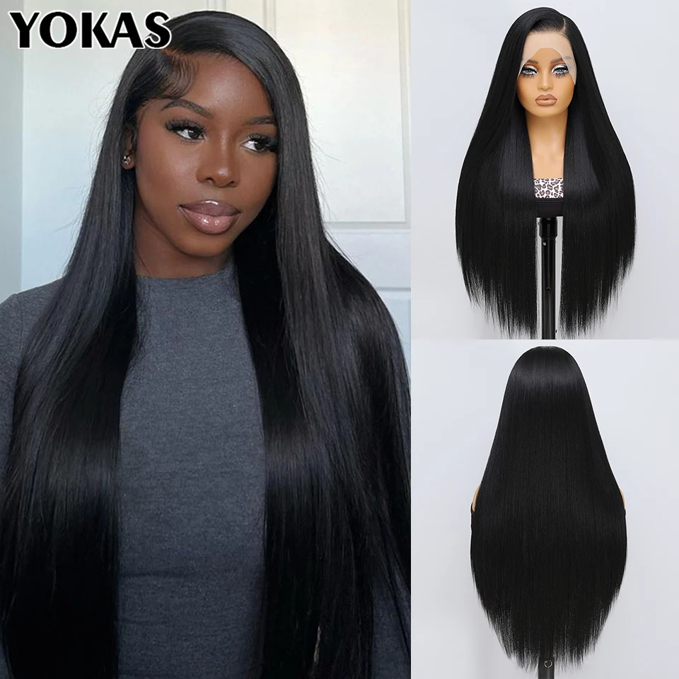 Straight Lace Front Wig Synthetic 30Inch 13X6 Women Wig High Temperature Fiber Pink Blonde Blue Lace Frontal Wig For Afro Female
Straight Lace Front Wig Synthetic 30Inch 13X6 Women Wig High Temperature Fiber Pink Blonde Blue Lace Frontal Wig For Afro Female