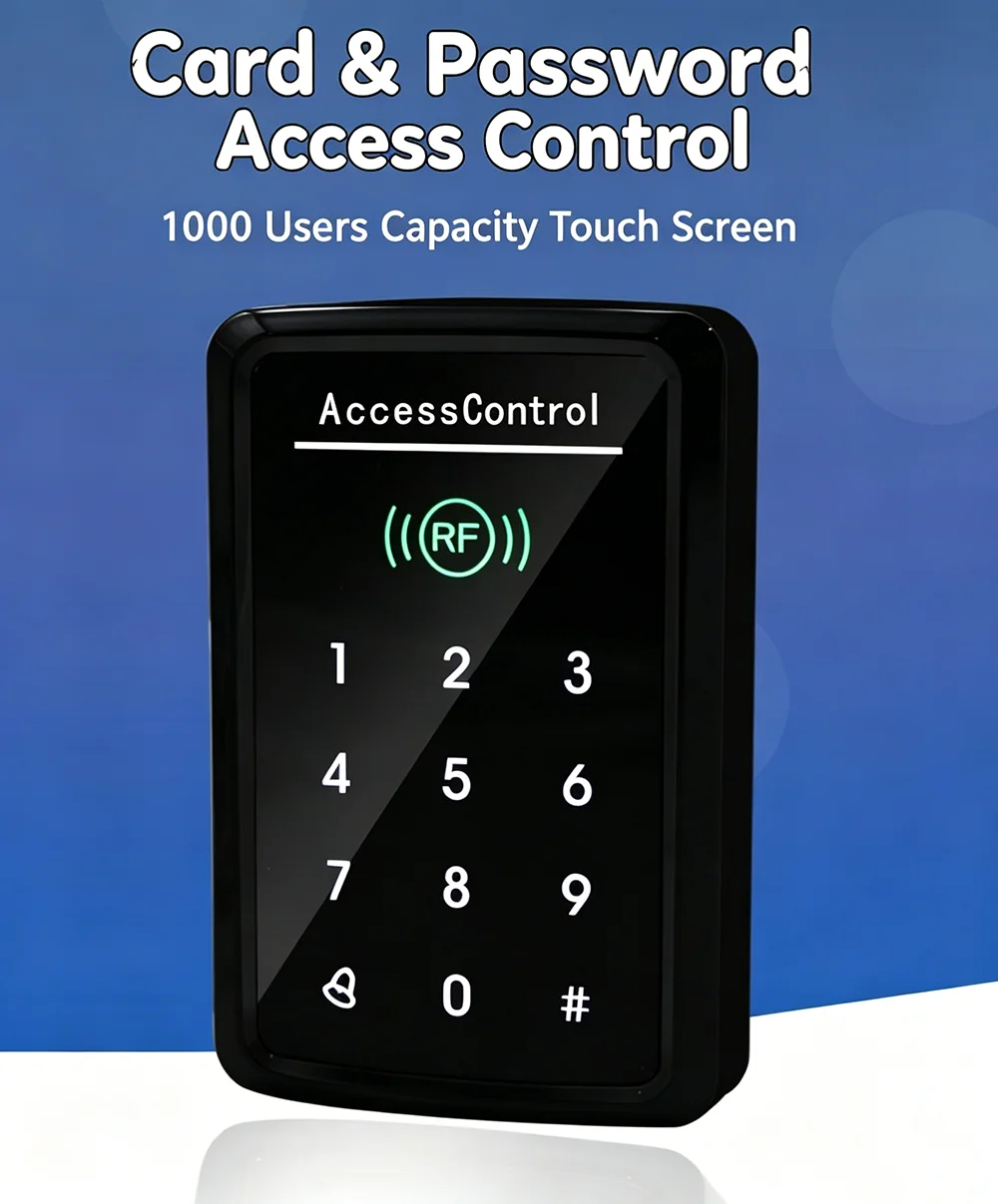 ID/IC Smart Touch door entrance guard all-in-one machine metal controller access RFID Reader password keyboard Wiegand 26Bit
ID/IC Smart Touch door entrance guard all-in-one machine metal controller access RFID Reader password keyboard Wiegand 26Bit