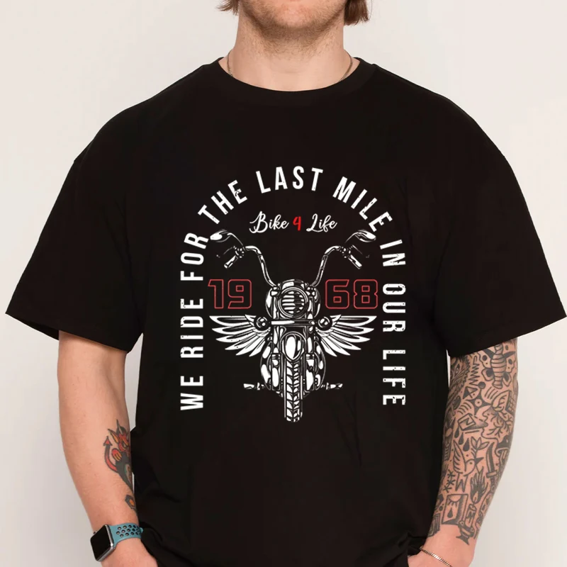 Bike T Shirt Design We Ride For The Last Mile In Our Life Bike 4 Life T-shirt 100% Cotton Men Short Sleeve O-Neck Casual Tee
Bike T Shirt Design We Ride For The Last Mile In Our Life Bike 4 Life T-shirt 100% Cotton Men Short Sleeve O-Neck Casual Tee