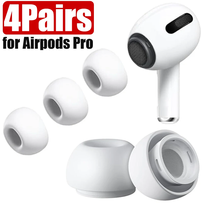 Soft Silicone Replacement Ear Tips for Apple Airpods Pro 1/2 Earbuds Protective Cover Ear Plugs Noise Reduction Hole Ear-pads
Soft Silicone Replacement Ear Tips for Apple Airpods Pro 1/2 Earbuds Protective Cover Ear Plugs Noise Reduction Hole Ear-pads