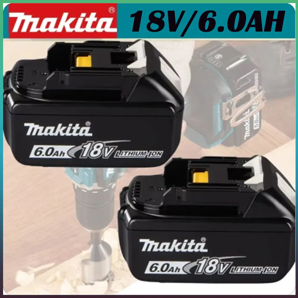 Original Makita 6Ah for Makita 18V Battery BL1830B BL1850B BL1850 BL1840 BL1860 BL1815 Replacement Lithium Battery
Original Makita 6Ah for Makita 18V Battery BL1830B BL1850B BL1850 BL1840 BL1860 BL1815 Replacement Lithium Battery