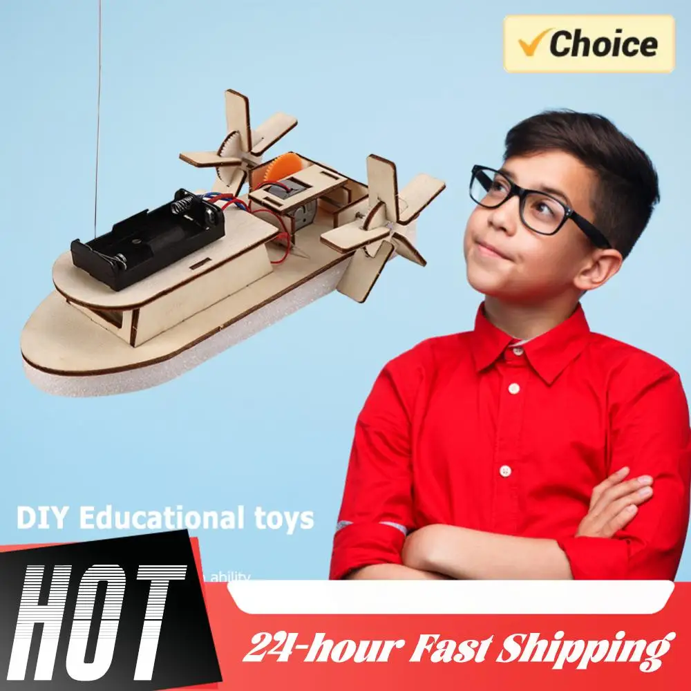 Students DIY Paddle Wheel Ship Assembling Model Remote Control Toys Material Kits Kids Educational Toys Science Experiments
Students DIY Paddle Wheel Ship Assembling Model Remote Control Toys Material Kits Kids Educational Toys Science Experiments