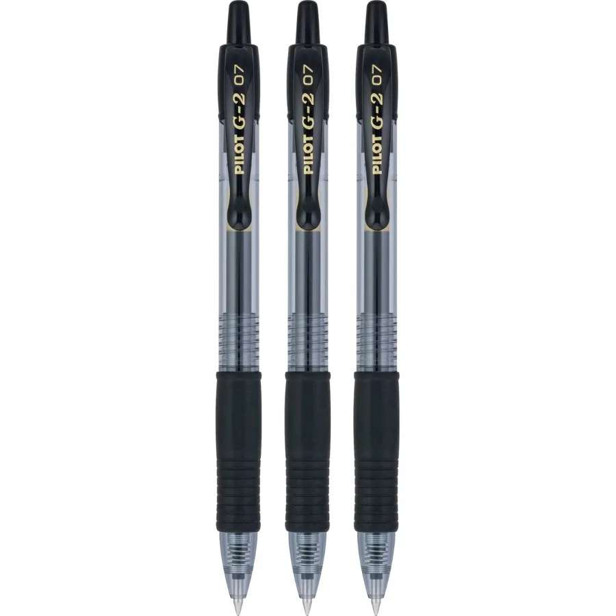 3pk G2 Gel Pens Fine Point 0.7mm Black Ink
3pk G2 Gel Pens Fine Point 0.7mm Black Ink