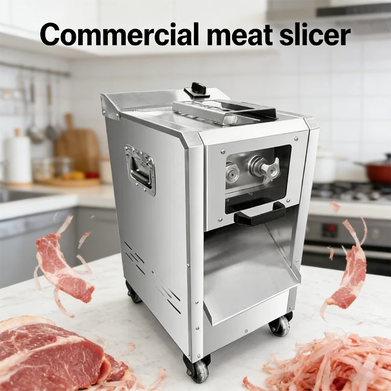 450kg/H Commercial Electric Meat Slicer Grinder Vegetable Cutter Shred Machine 2200W Home Automatic Food Chopper Chipper
450kg/H Commercial Electric Meat Slicer Grinder Vegetable Cutter Shred Machine 2200W Home Automatic Food Chopper Chipper