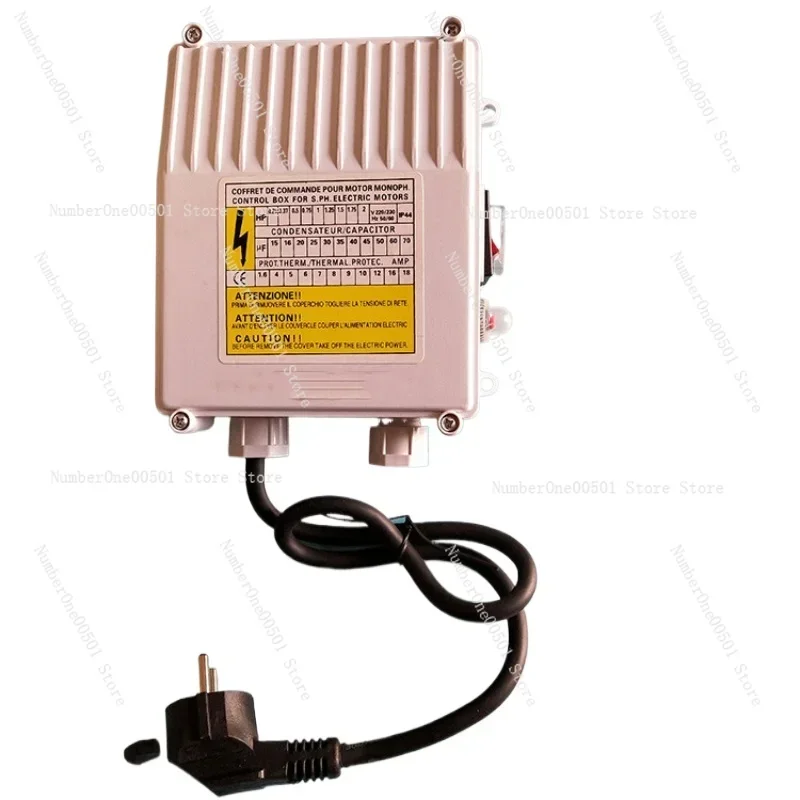Stainless steel deep well pump external capacitor box single-phase 0.37-2.2KW water pump capacitor controller junction box
Stainless steel deep well pump external capacitor box single-phase 0.37-2.2KW water pump capacitor controller junction box