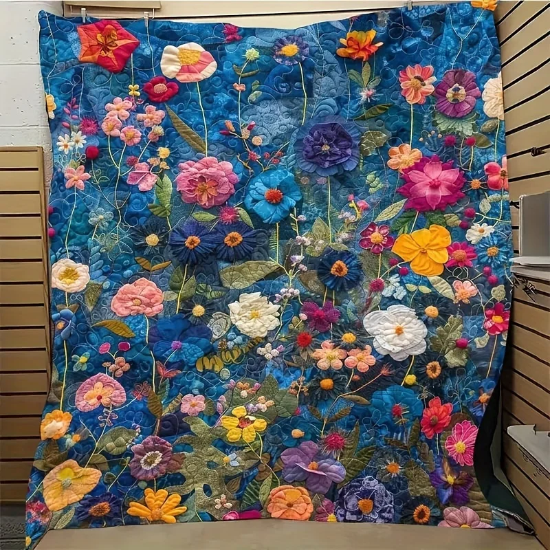 Floral pattern plush fleece blanket for daughter, soft blanket in traditional style, cozy bed and sofa decoration gift
Floral pattern plush fleece blanket for daughter, soft blanket in traditional style, cozy bed and sofa decoration gift