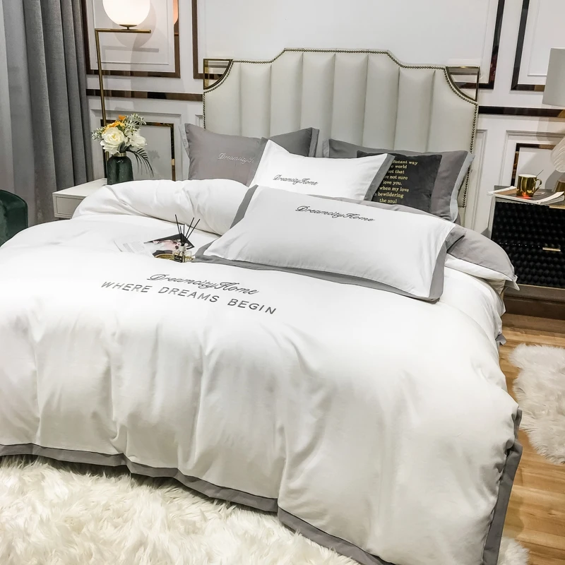 4 Pcs 2024 Spring/summer New High Density Washed Cotton Wide Edge Embroidery Four-piece Set Покрывало Стеганое Queen Quilt
4 Pcs 2024 Spring/summer New High Density Washed Cotton Wide Edge Embroidery Four-piece Set Покрывало Стеганое Queen Quilt