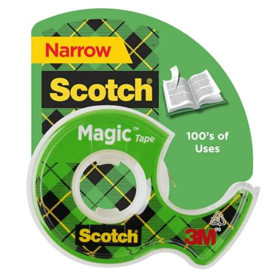 Magic Tape 1 Roll Numerous Applications Invisible Engineered for Repairing 1/2 x 800 Inches Dispensered 119
Magic Tape 1 Roll Numerous Applications Invisible Engineered for Repairing 1/2 x 800 Inches Dispensered 119