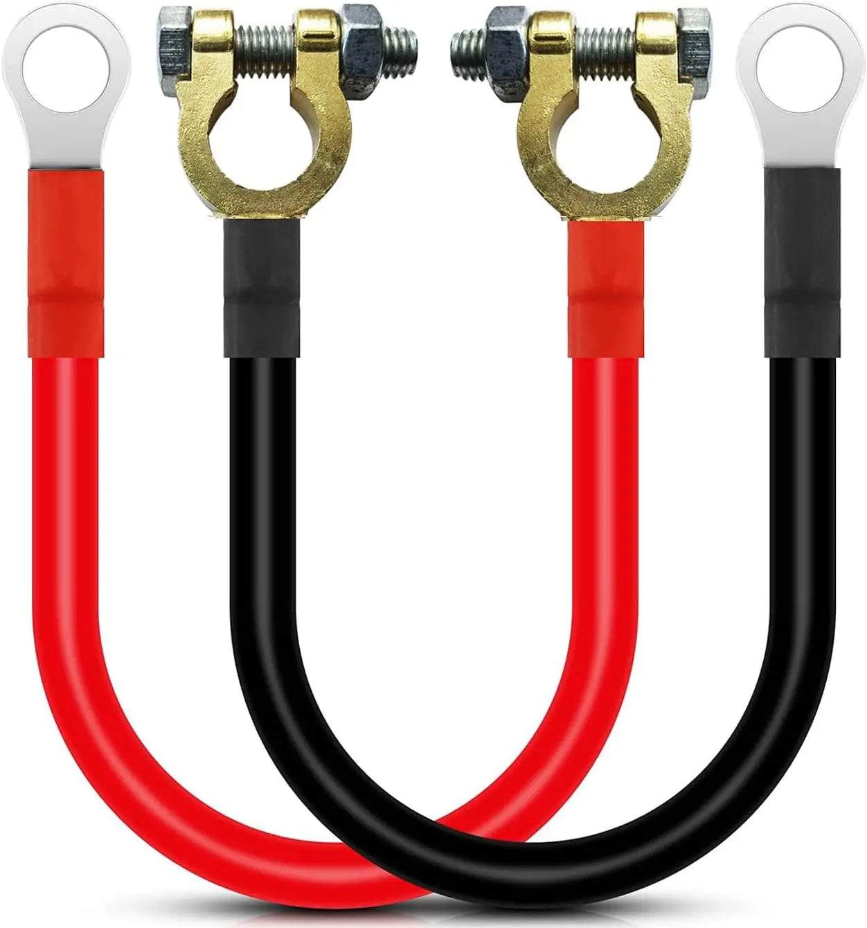 30cm Battery Inverter Cable with Terminals, 12V-24V 25mm² 3AWG Max 125A, Red and Black for Auto Truck Motorcycle Solar RV Marine
30cm Battery Inverter Cable with Terminals, 12V-24V 25mm² 3AWG Max 125A, Red and Black for Auto Truck Motorcycle Solar RV Marine