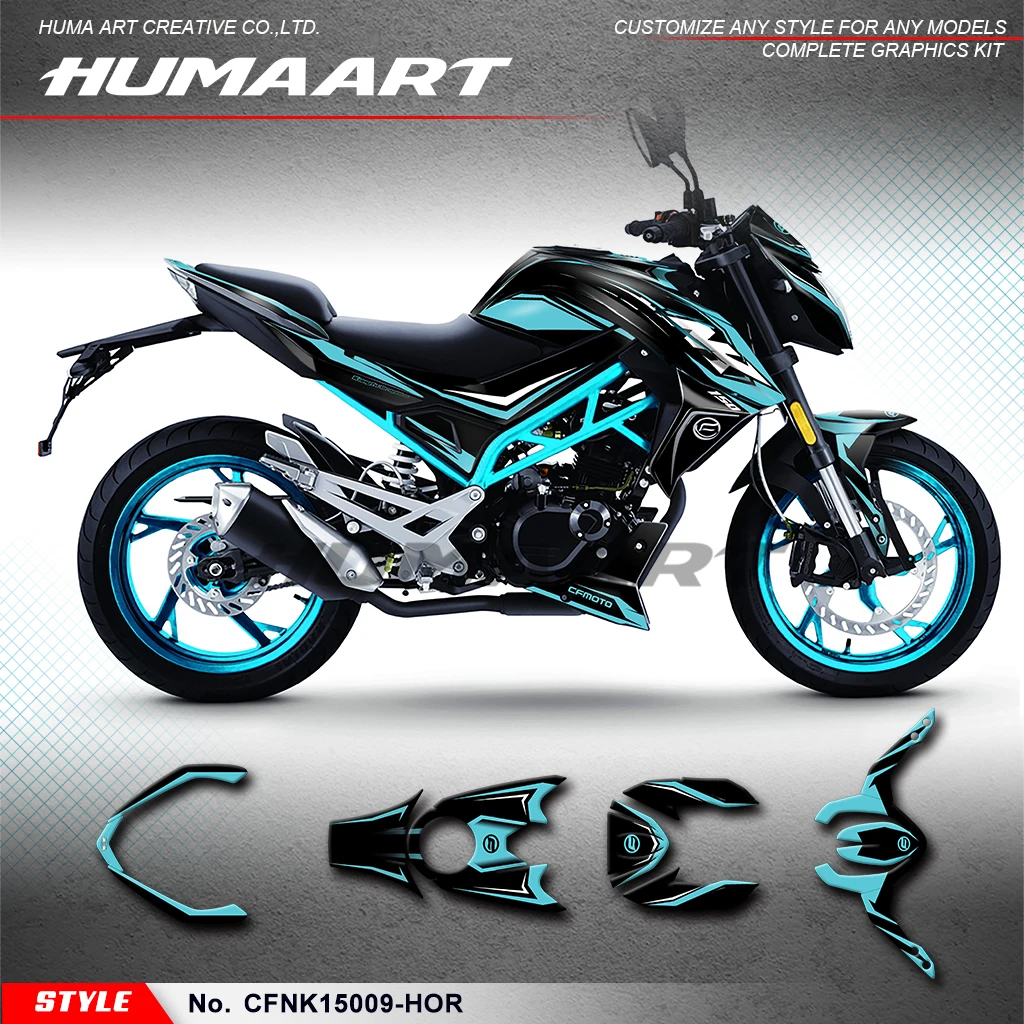HUMAART Racing Sticker Wrap Design for CFMOTO 150 NK NK150 150NK CF MOTO, Graphic Design, CFNK15009-HOR
HUMAART Racing Sticker Wrap Design for CFMOTO 150 NK NK150 150NK CF MOTO, Graphic Design, CFNK15009-HOR