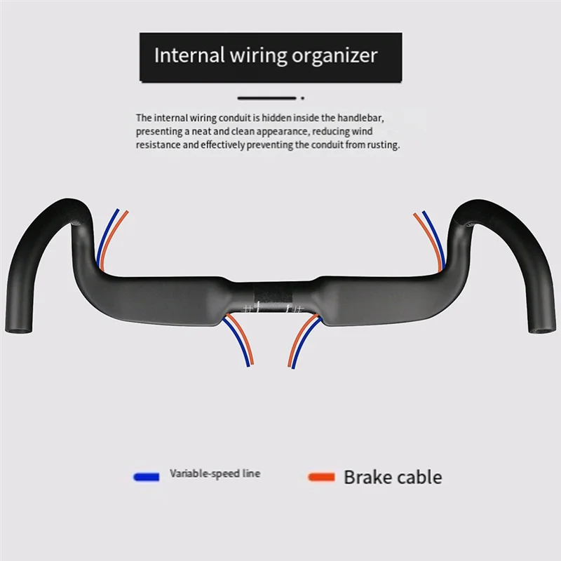 Carbon Handlebar Road Bike Handlebar Carbon Handlebar UD Internal Cable Racing Handlebar 31.8X 458Mm-AT20
Carbon Handlebar Road Bike Handlebar Carbon Handlebar UD Internal Cable Racing Handlebar 31.8X 458Mm-AT20
