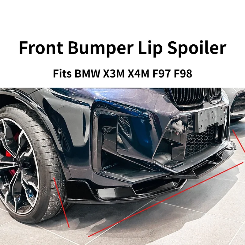 Front Bumper Lip Spoiler For BMW X3M X4M F97 F98 LCI 2022+ Exterior Styling Body Kit Tuning Parts Car Accessories
Front Bumper Lip Spoiler For BMW X3M X4M F97 F98 LCI 2022+ Exterior Styling Body Kit Tuning Parts Car Accessories