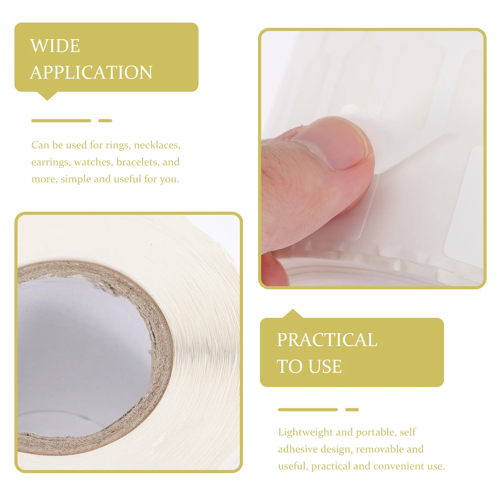 1980 Pcs Waterproof Price Tags Stickers for Jewelry Self-adhesive Blank Labeling Tags for Rings Necklaces Earrings
1980 Pcs Waterproof Price Tags Stickers for Jewelry Self-adhesive Blank Labeling Tags for Rings Necklaces Earrings