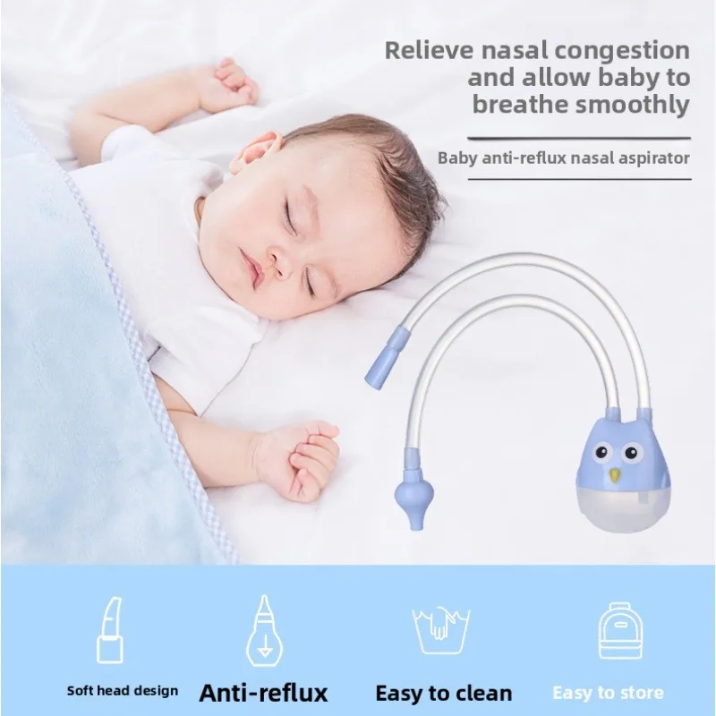 Cartoon Baby Nasal Aspirator Manual Suction Tube Anti Backflow
Cartoon Baby Nasal Aspirator Manual Suction Tube Anti Backflow