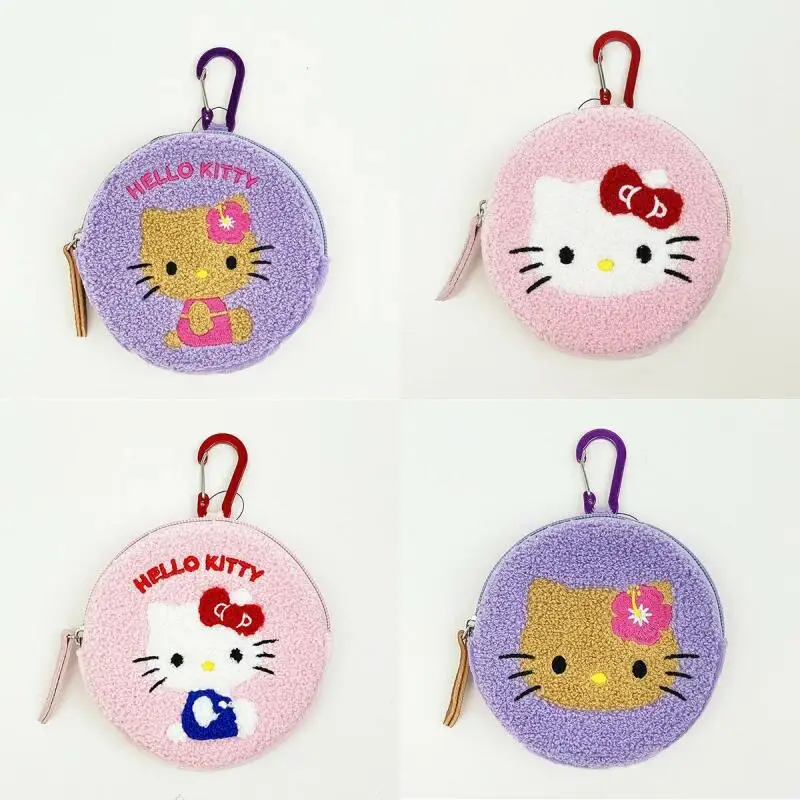 Kawaii Hello Kitty, милый плюшевый круглый кошелек для монет, креативный портативный кошелек для девочек с героями мультфильмов, брелок для ключей, друзей, Рождественский подарок
Kawaii Hello Kitty, милый плюшевый круглый кошелек для монет, креативный портативный кошелек для девочек с героями мультфильмов, брелок для ключей, друзей, Рождественский подарок