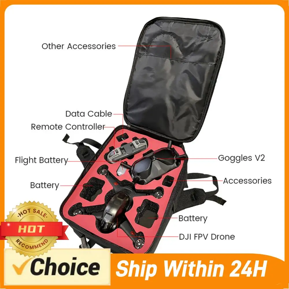 Waterproof Storage Backpack Bag for DJI FPV Combo Drone Goggles V2 Controller
Waterproof Storage Backpack Bag for DJI FPV Combo Drone Goggles V2 Controller