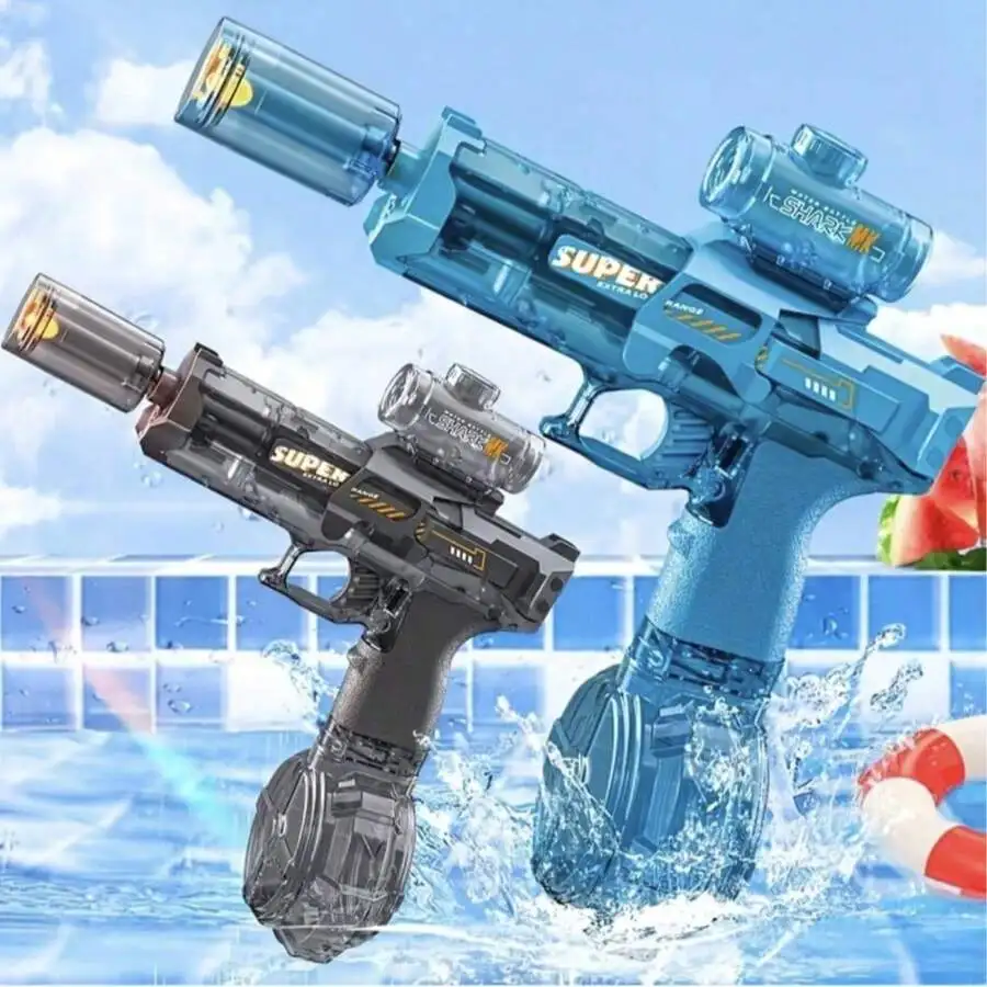 Toy Electric Water Gun, LED Lights, Large Capacity, Suitable For Patios, Swimming Pools, Parties, And More. Perfect For Boys And Girls, A Fun Outdoor Water Gun For Summer.
Toy Electric Water Gun, LED Lights, Large Capacity, Suitable For Patios, Swimming Pools, Parties, And More. Perfect For Boys And Girls, A Fun Outdoor Water Gun For Summer.