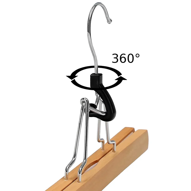 H-W 8 шт., зажимная вешалка для домашних брюк, нескользящая с поворотным крючком, органайзер для одежды для спальни
H-W 8 шт., зажимная вешалка для домашних брюк, нескользящая с поворотным крючком, органайзер для одежды для спальни