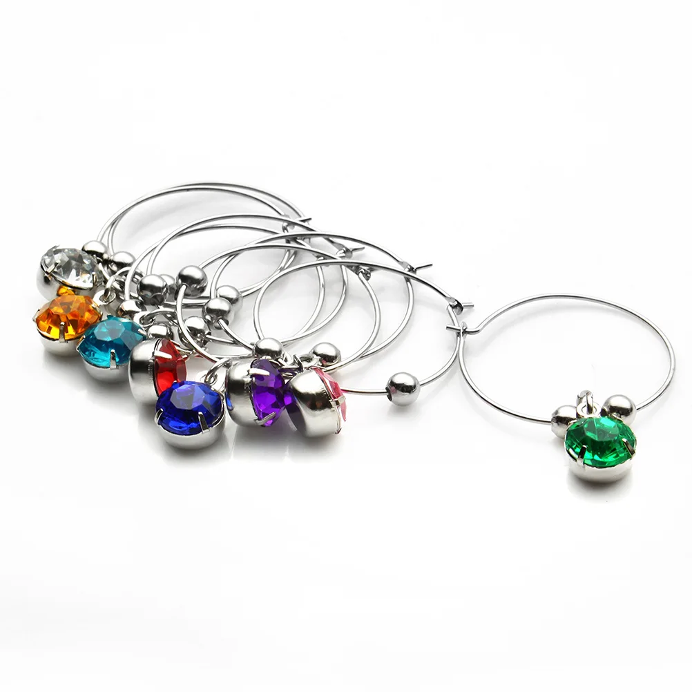 8pcs Colorful Glass Hanging Ring Hanging Ring for Restaurant Hotel Bar (Mixed Color)
8pcs Colorful Glass Hanging Ring Hanging Ring for Restaurant Hotel Bar (Mixed Color)