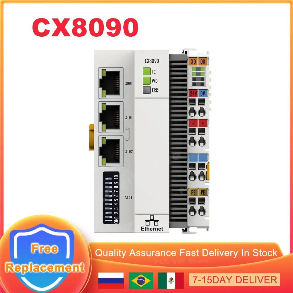 CX8090 Embedded PC with Ethernet CX 8090 PLC Module for BECKHOFF New Original Fast Shipping
CX8090 Embedded PC with Ethernet CX 8090 PLC Module for BECKHOFF New Original Fast Shipping