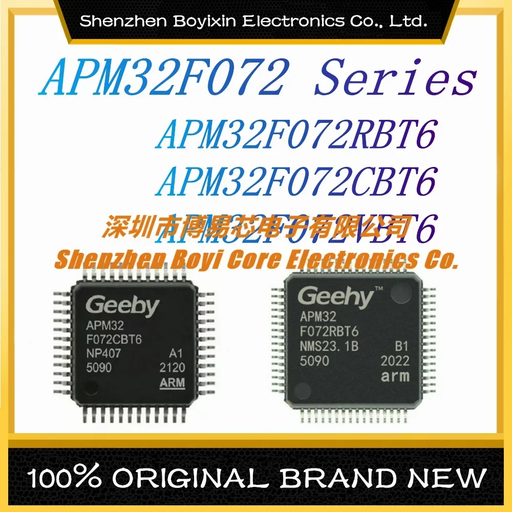 APM32F072RBT6 APM32F072CBT6 APM32F072VBT6 New Original Genuine Evaluation board
APM32F072RBT6 APM32F072CBT6 APM32F072VBT6 New Original Genuine Evaluation board