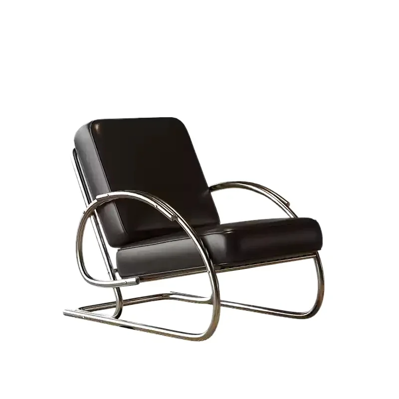 Medieval stainless steel chair light luxury minimalist living room balcony reception leisure single sofa chair
Medieval stainless steel chair light luxury minimalist living room balcony reception leisure single sofa chair