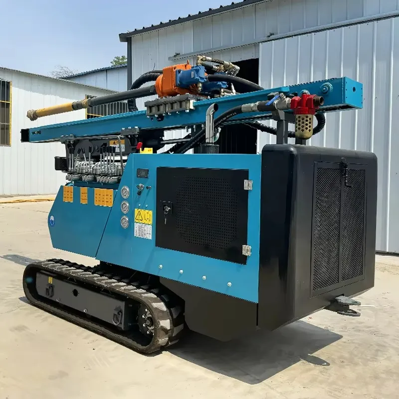 YG Customized Manufacturer Direct Sales High Efficiency Multifunctional DTH Pneumatic Drilling Rig Down-the-Hole Crawler Drilli
YG Customized Manufacturer Direct Sales High Efficiency Multifunctional DTH Pneumatic Drilling Rig Down-the-Hole Crawler Drilli