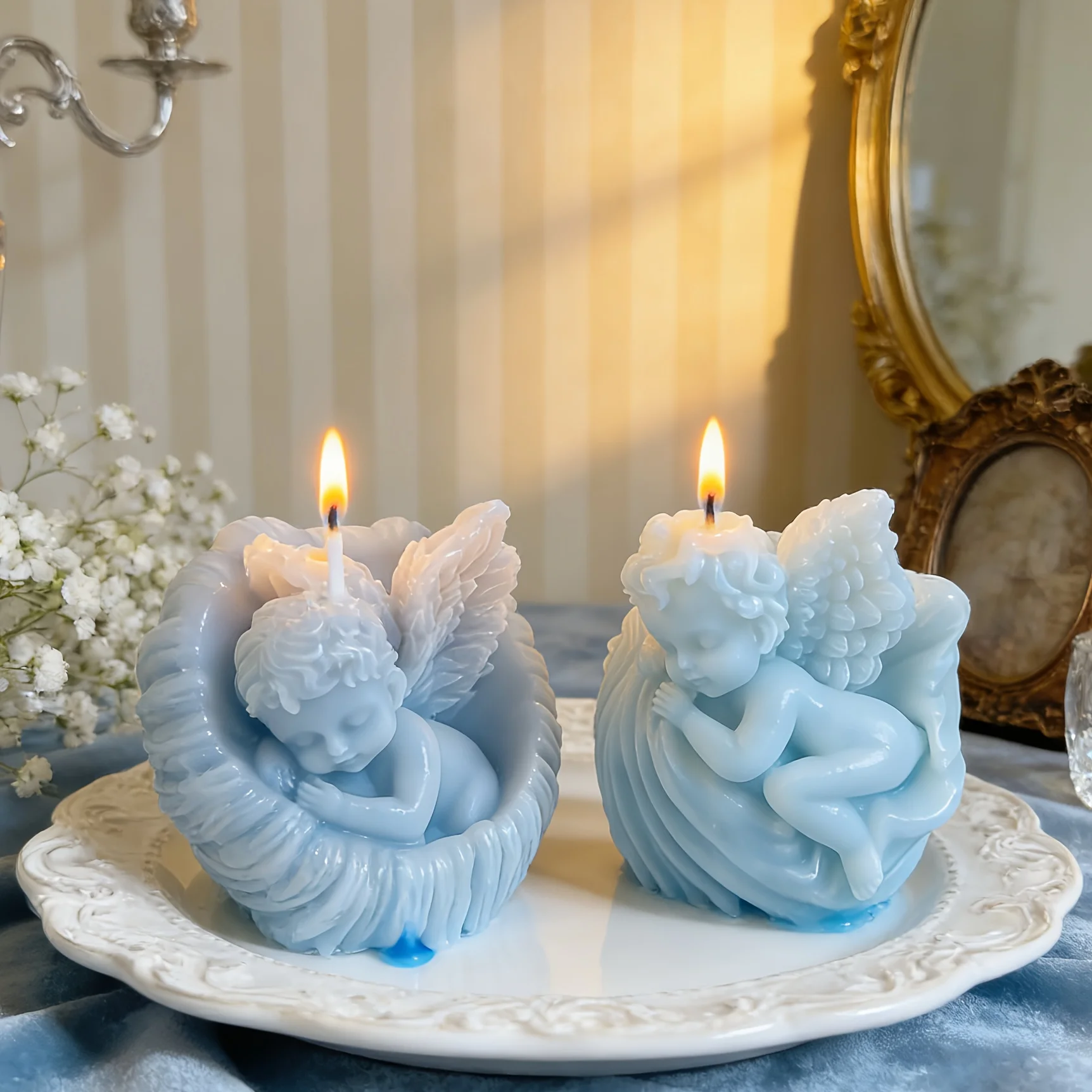 4pcs Angel Silicone Mold for DIY Candles Resin Making Supplies Handmade Gifts Soap Scented Silicone Candle Mold Molde Silicona
4pcs Angel Silicone Mold for DIY Candles Resin Making Supplies Handmade Gifts Soap Scented Silicone Candle Mold Molde Silicona