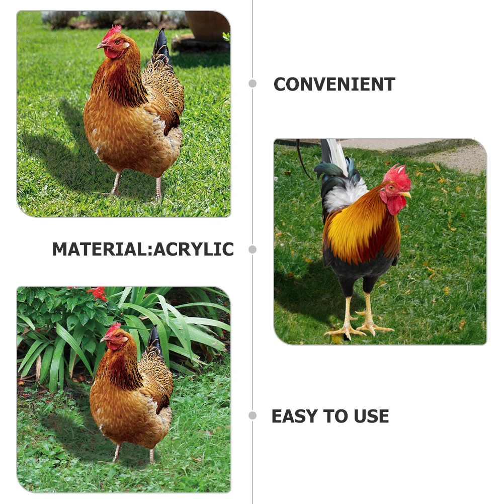 2Pcs Acrylic Garden Chicken Stakes Decorative Lawn nament Yard Art Simulation Chick Insert Garden Decoration stakes
2Pcs Acrylic Garden Chicken Stakes Decorative Lawn nament Yard Art Simulation Chick Insert Garden Decoration stakes
