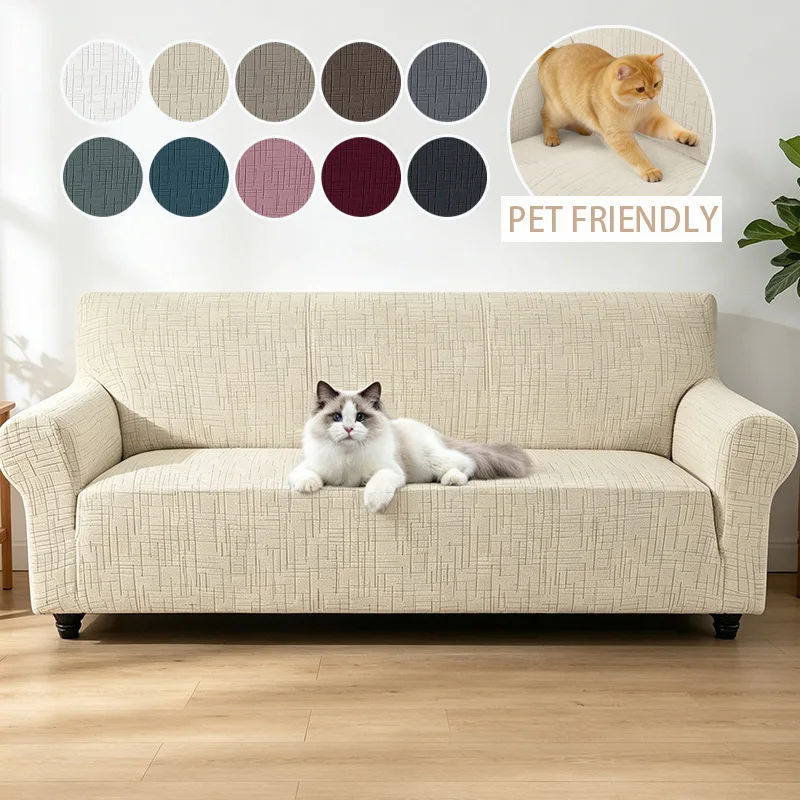 Elastic Sofa Slipcover Anti Slip Furniture Protector Wear Resistant Washable Couch Cover Universal for Home Living Room Decor
Elastic Sofa Slipcover Anti Slip Furniture Protector Wear Resistant Washable Couch Cover Universal for Home Living Room Decor