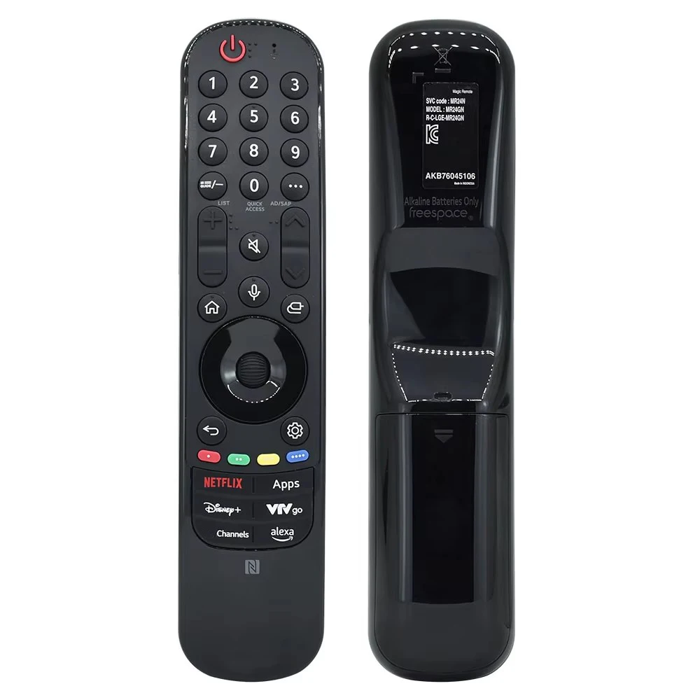 Новый оригинальный пульт дистанционного управления MR24N AKB76045106 Magic Voice, подходящий для телевизоров UT80 UT75 85T 95T G4 C4 B4 серии MR24GN MR24
Новый оригинальный пульт дистанционного управления MR24N AKB76045106 Magic Voice, подходящий для телевизоров UT80 UT75 85T 95T G4 C4 B4 серии MR24GN MR24