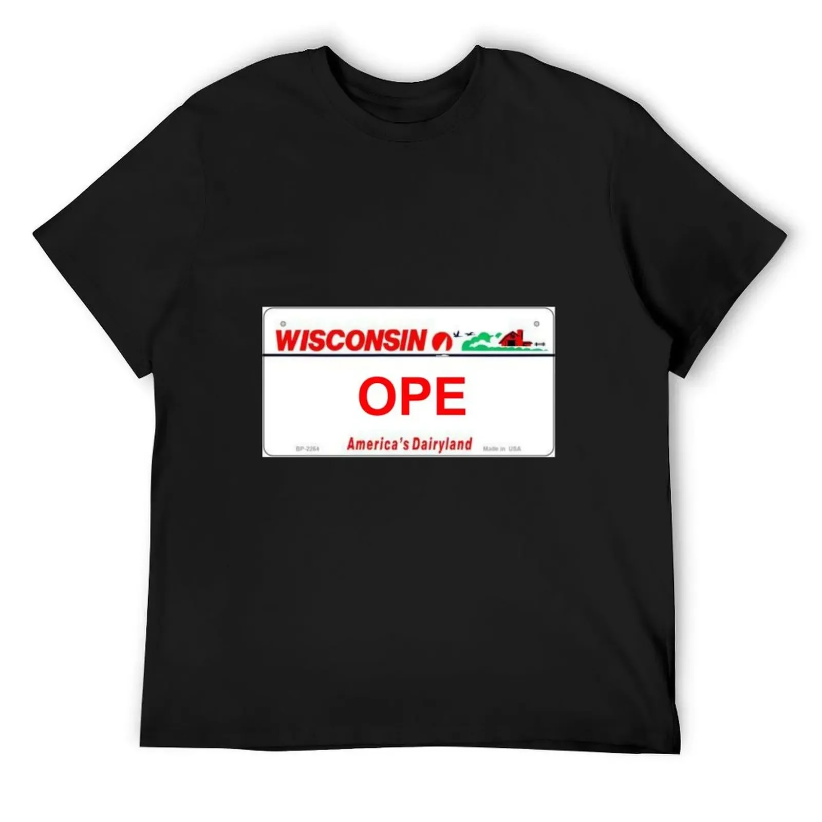 OPE, I'm From Wisconsin! T-Shirt blue lock designer shirts quick drying men workout shirt
OPE, I'm From Wisconsin! T-Shirt blue lock designer shirts quick drying men workout shirt