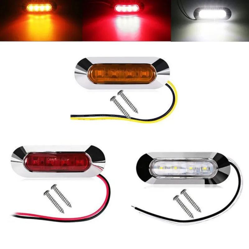 Универсальные 4 светодиодные боковые габаритные фонари для грузовых автомобилей, прицепов, автофургонов, звукоснимателей 12 В, 24 В, легко монтируемые, водонепроницаемые, аксессуары, авто, оригинал 
Универсальные 4 светодиодные боковые габаритные фонари для грузовых автомобилей, прицепов, автофургонов, звукоснимателей 12 В, 24 В, легко монтируемые, водонепроницаемые, аксессуары, авто, оригинал