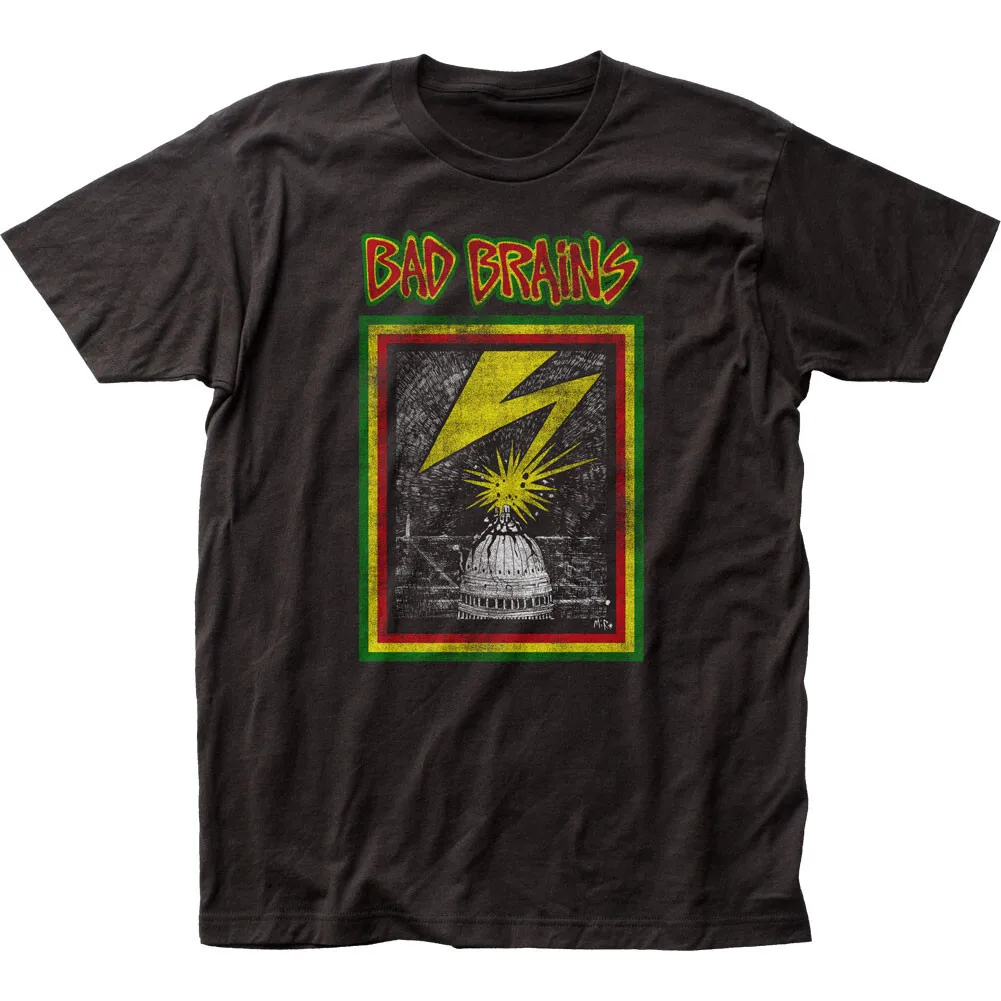 Мужская футболка Bad Brains Distressed Capitol Rock N Roll Music Классическая футболка черная
Мужская футболка Bad Brains Distressed Capitol Rock N Roll Music Классическая футболка черная