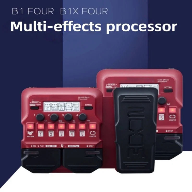 Multi Effects Processor for Electric Guitar Bass Built-in Expression Pedal Looper Drum Machine Portable Stage Multi-effect Pedal
Multi Effects Processor for Electric Guitar Bass Built-in Expression Pedal Looper Drum Machine Portable Stage Multi-effect Pedal