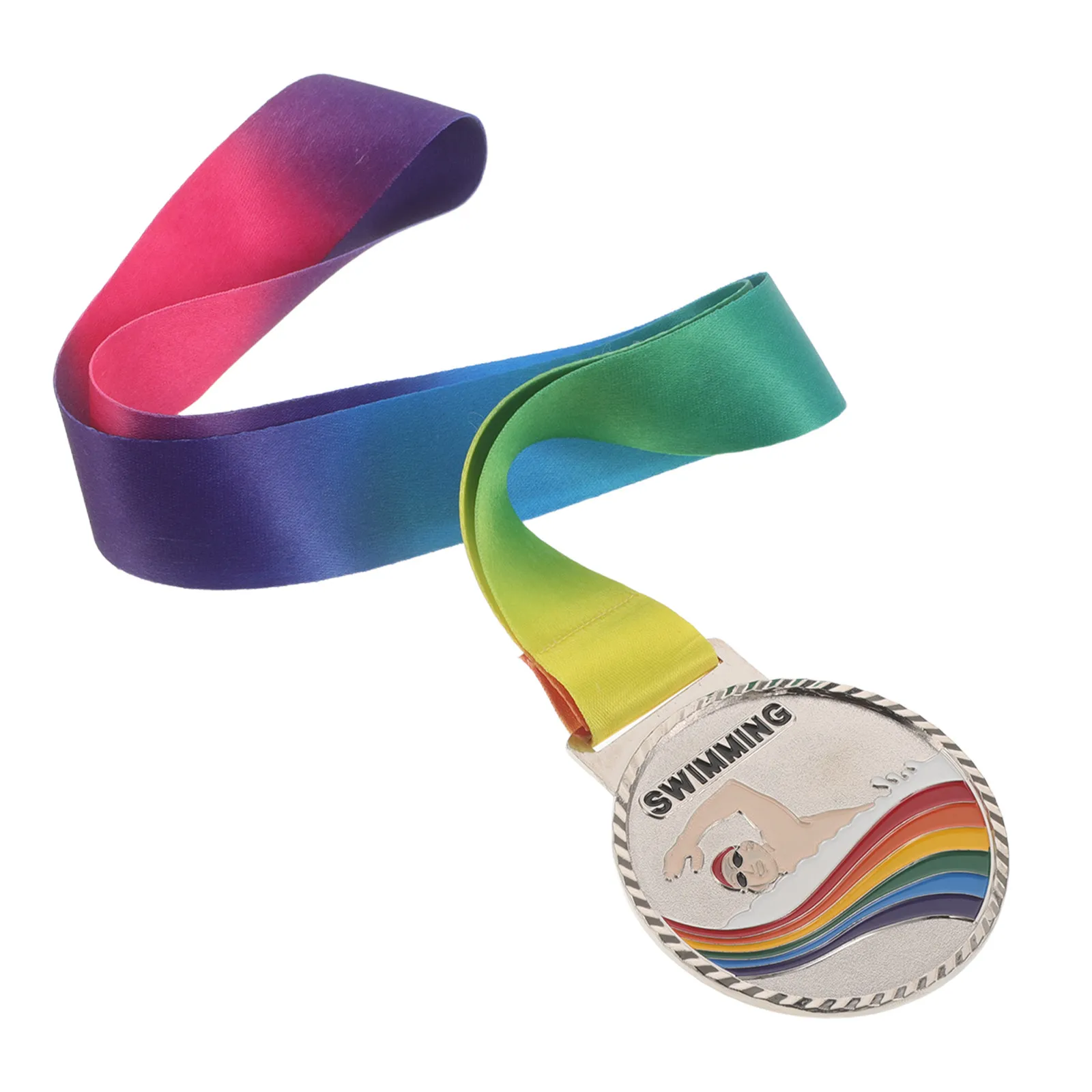 Lightweight Swimming Competition Medals for with Soft Nylon Neck Ribbon Rounded Edges Matte Silver Finish Participation
Lightweight Swimming Competition Medals for with Soft Nylon Neck Ribbon Rounded Edges Matte Silver Finish Participation