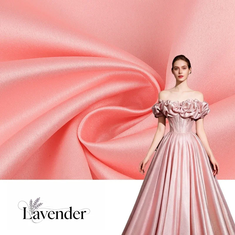 Luxury Mikado Stiff White Pink Champagne Fabric Sewing Bridal Dress Evening Dress Stage Costume Designer Fabric
Luxury Mikado Stiff White Pink Champagne Fabric Sewing Bridal Dress Evening Dress Stage Costume Designer Fabric