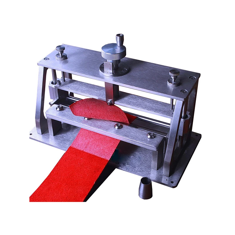 304 Stainless Steel Manual Leather Peeling Machine 200mm Width Multifunctional 3-In-1 Thinning Scraping And Trenching Machine
304 Stainless Steel Manual Leather Peeling Machine 200mm Width Multifunctional 3-In-1 Thinning Scraping And Trenching Machine