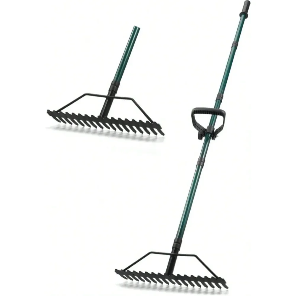 Garden Rake, 173939 Thatch Rake Heavy Duty With 633939 Long BackSaving Adjustable Handle, Heavy Duty Metal Garden Tool For Loos
Garden Rake, 173939 Thatch Rake Heavy Duty With 633939 Long BackSaving Adjustable Handle, Heavy Duty Metal Garden Tool For Loos