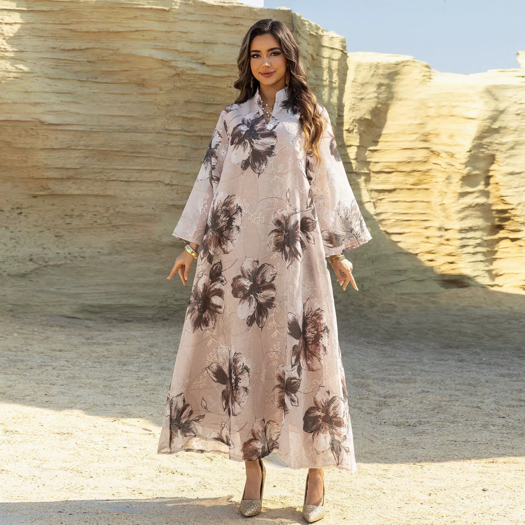 Ramadan Morocco Spring/Summer Luxury Fashion Dress Arab Dubai Muslim Printed Embroidered Robe Middle Eastern Women's Clothing
Ramadan Morocco Spring/Summer Luxury Fashion Dress Arab Dubai Muslim Printed Embroidered Robe Middle Eastern Women's Clothing