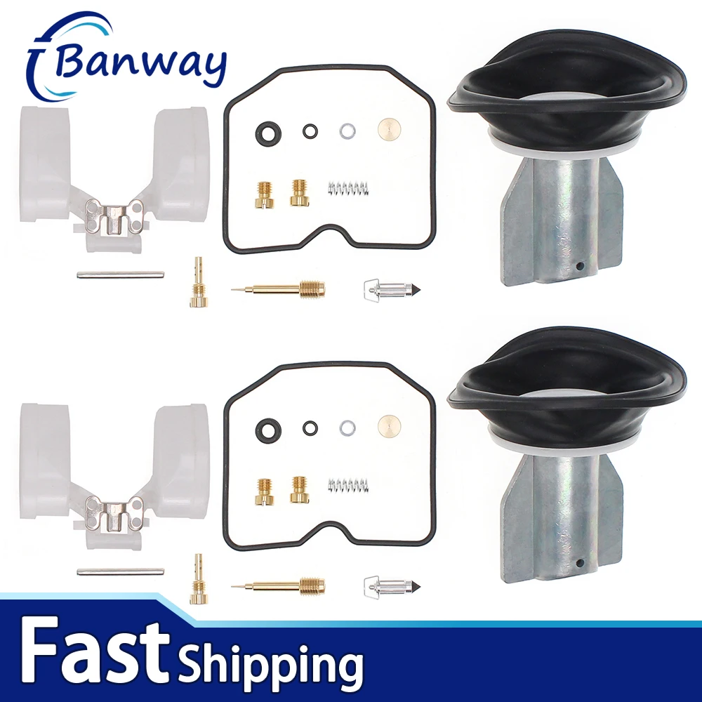 2 Sets For Kawasaki EX500 GPZ500 Ninja 500R Carburetor Repair Rebuild Kit With Diaphragm Float
2 Sets For Kawasaki EX500 GPZ500 Ninja 500R Carburetor Repair Rebuild Kit With Diaphragm Float