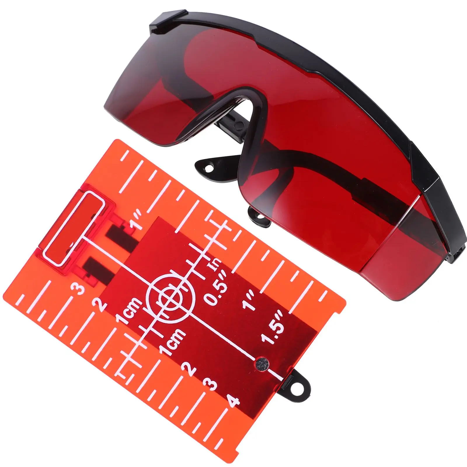 2pcs Level Target Plate Red Glasses Magnetic Floor Board for Meter Stand Alignment Tool Measure Accessories
2pcs Level Target Plate Red Glasses Magnetic Floor Board for Meter Stand Alignment Tool Measure Accessories